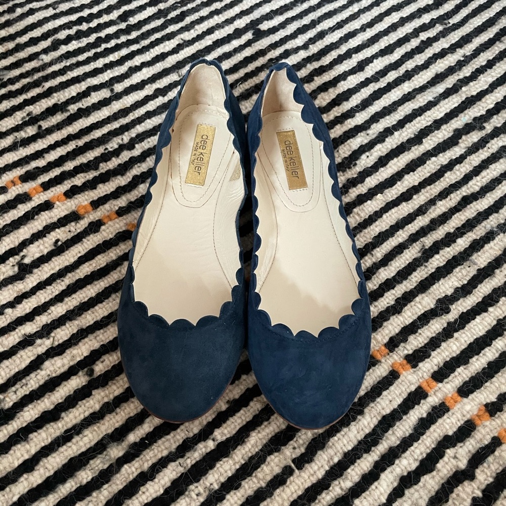 Navy Dee Keller Flats